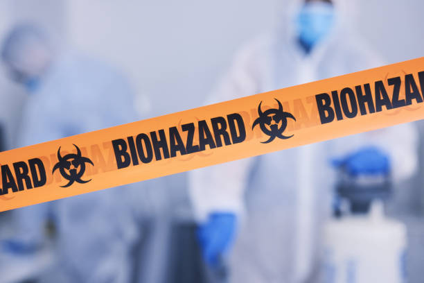 Professional Biohazard Cleanup technician working in Randallstown, MD